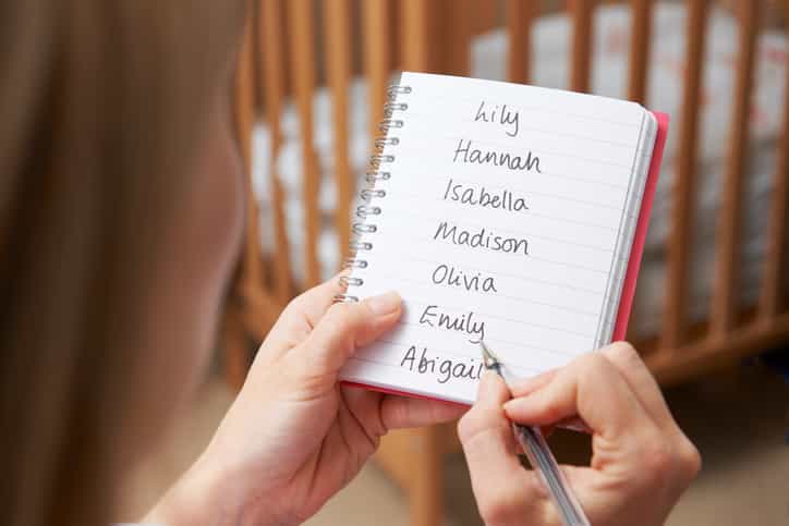 Mums predict the baby names that will be the most popular this year