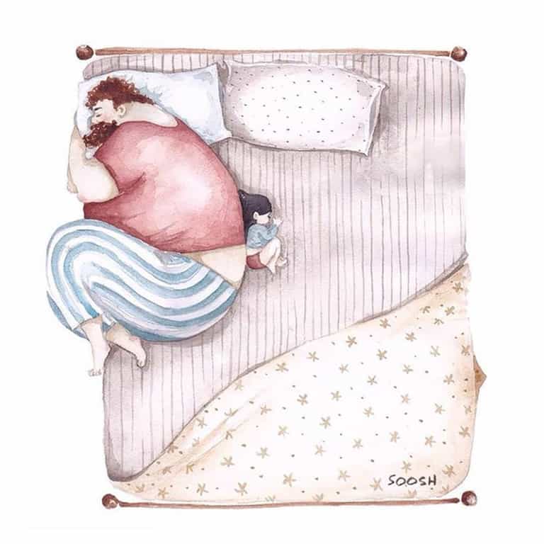 These stunning father-daughter illustrations are stealing our hearts
