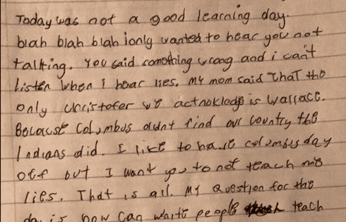This little kid wrote the sassiest letter to his teacher and it’s GAS