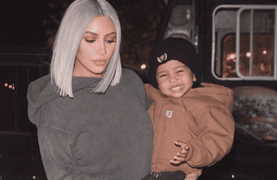 Kim Kardashian made a very strange snack for her two children
