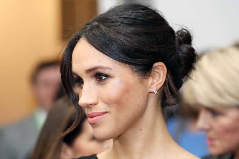 Meghan Markle looks stunning in first appearance after the birth of Kate and William’s baby boy