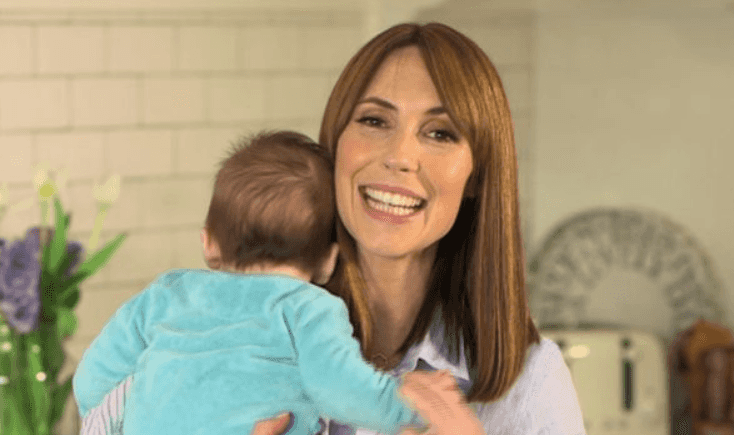 Alex Jones says she was ‘deluded’ going back to work so soon after giving birth