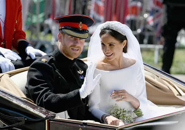 Harry and Meghan spotted leaving Windsor for the first time since the wedding