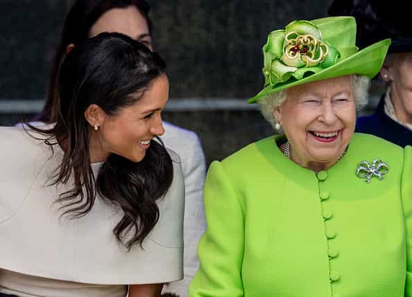The Queen gave Meghan Markle a stunning gift for their first joint event The Queen gave Meghan Markle a stunning gift for their first joint event