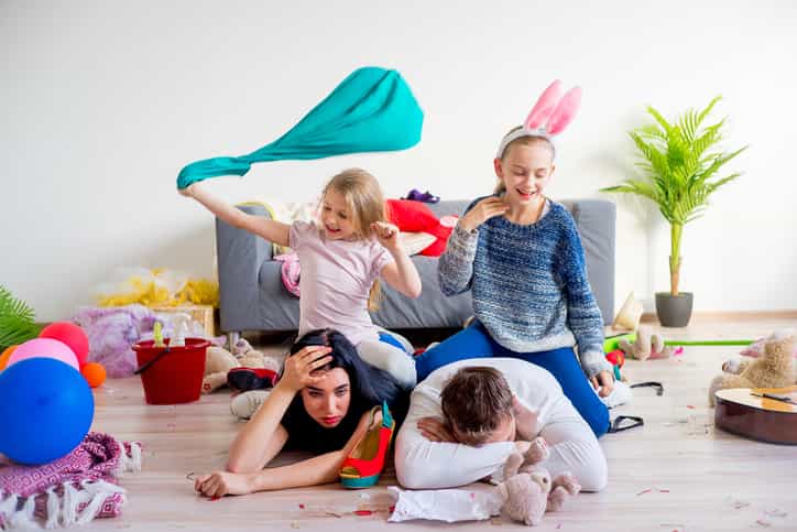 Our kids are making us burn 50,884 calories a month and I’d well believe it