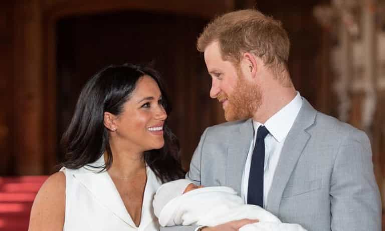 The three words Prince Harry said to Meghan before Archie’s photocall The three words Prince Harry said to Meghan before Archie’s photocall