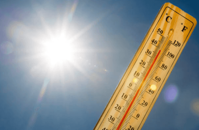 While it’s going to be hot, the weather forecast is a bit all over the place today