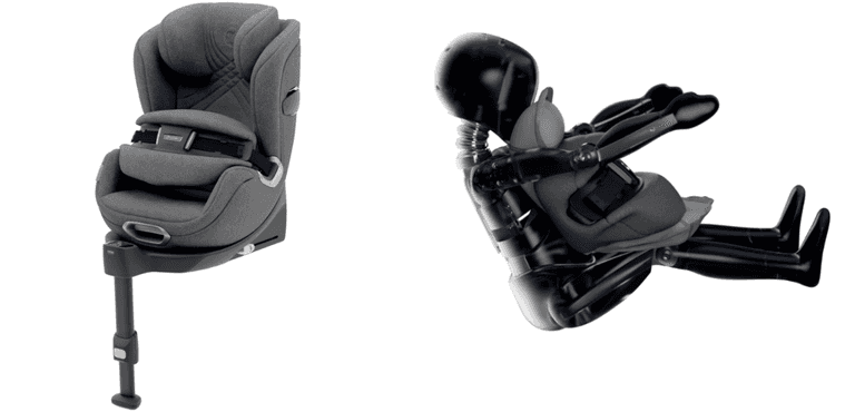 This car seat has an integrated airbag for greater protection for children