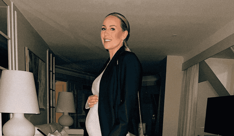 Kate Ferdinand “really grateful” her pregnancy is going well following miscarriage