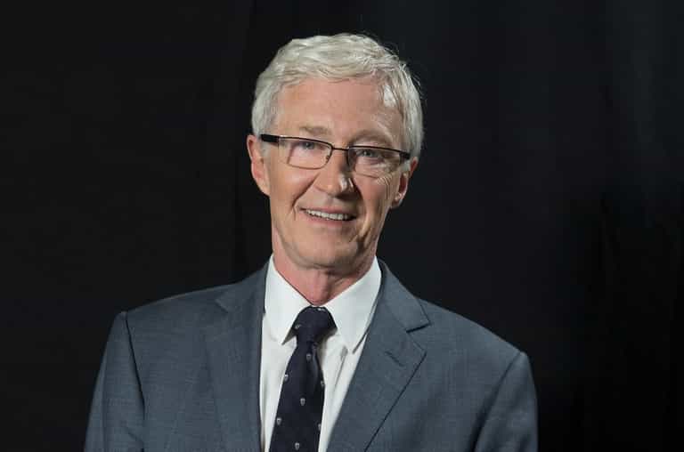 Paul O’Grady’s funeral sees a guard of honour by dogs from Battersea Dogs & Cats Home Paul O’Grady’s funeral sees a guard of honour by dogs from Battersea Dogs & Cats Home