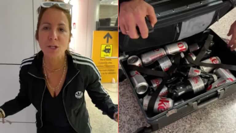 American influencer brings entire suitcase of Diet Coke on holiday thinking Europe doesn’t sell it American influencer brings entire suitcase of Diet Coke on holiday thinking Europe doesn’t sell it