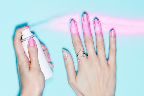 This spray-on nail polish will blow your minds