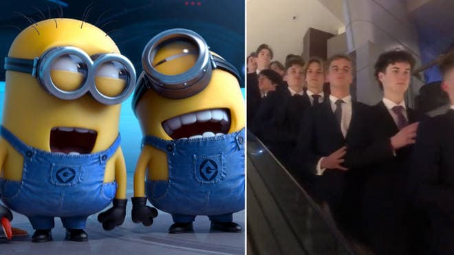 Cinemas are banning teens wearing suits from watching new Minions movie Cinemas are banning teens wearing suits from watching new Minions movie