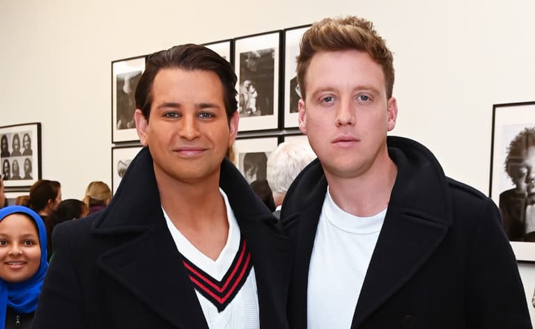 Ollie and Gareth Locke reveal the gender of their twins