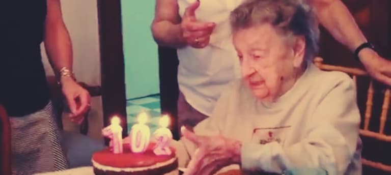 WATCH: Nana blows out birthday candles. And her teeth WATCH: Nana blows out birthday candles. And her teeth