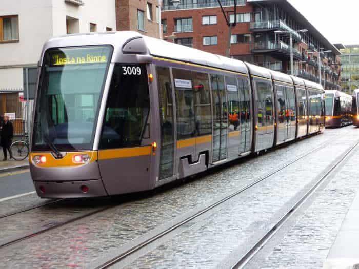 A woman has died after being involved in a Luas collision this morning A woman has died after being involved in a Luas collision this morning